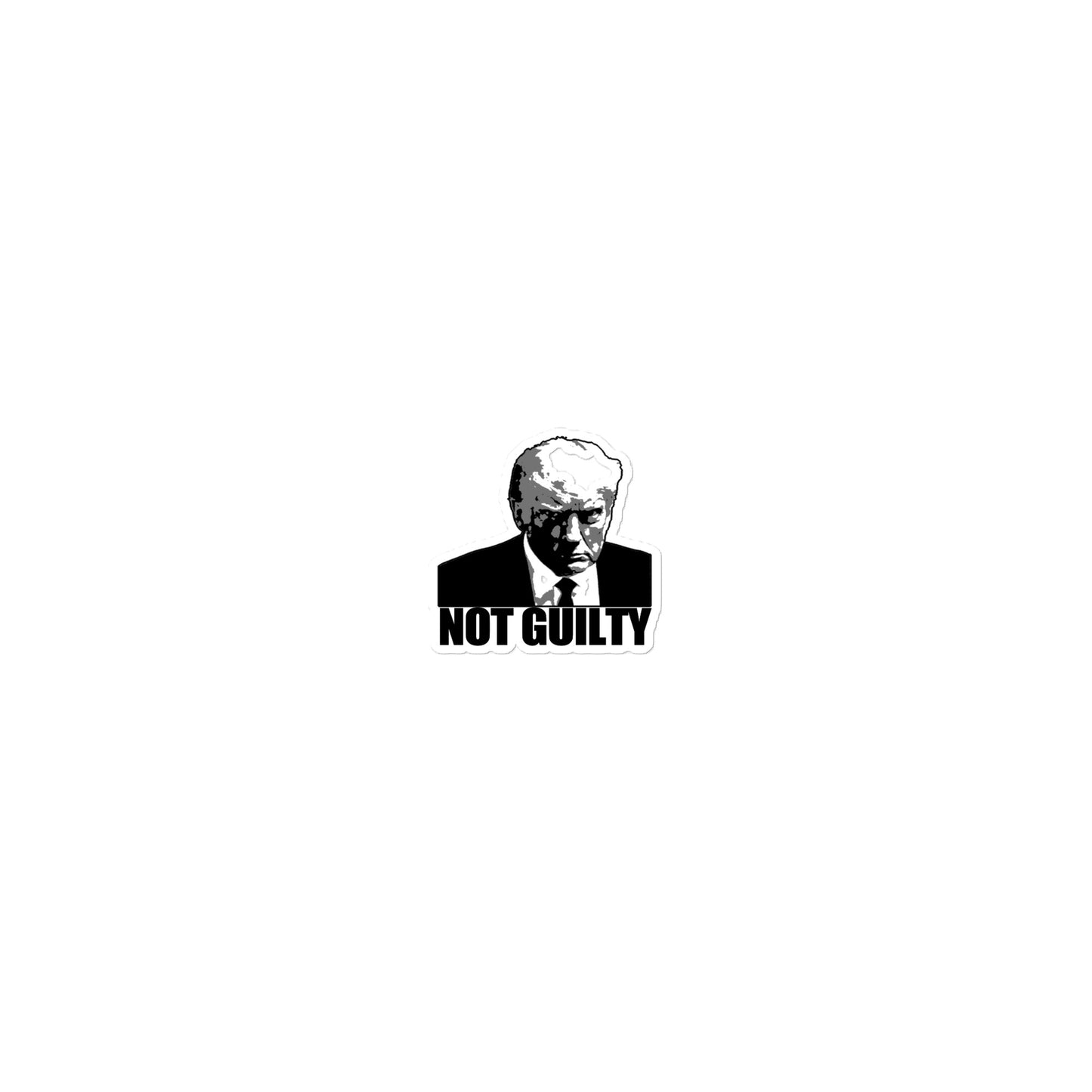 Donald Trump Not Guilty Sticker