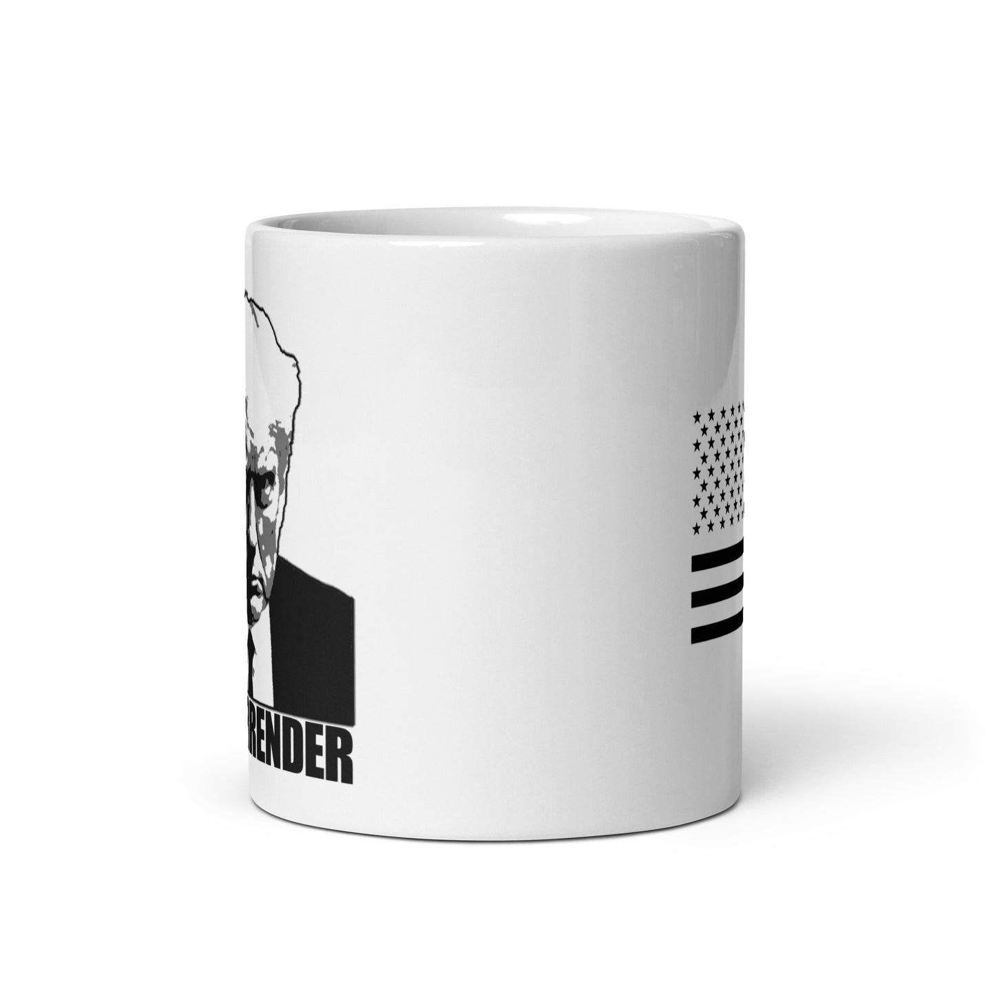 Donald Trump Never Surrender Mug Shot Mug