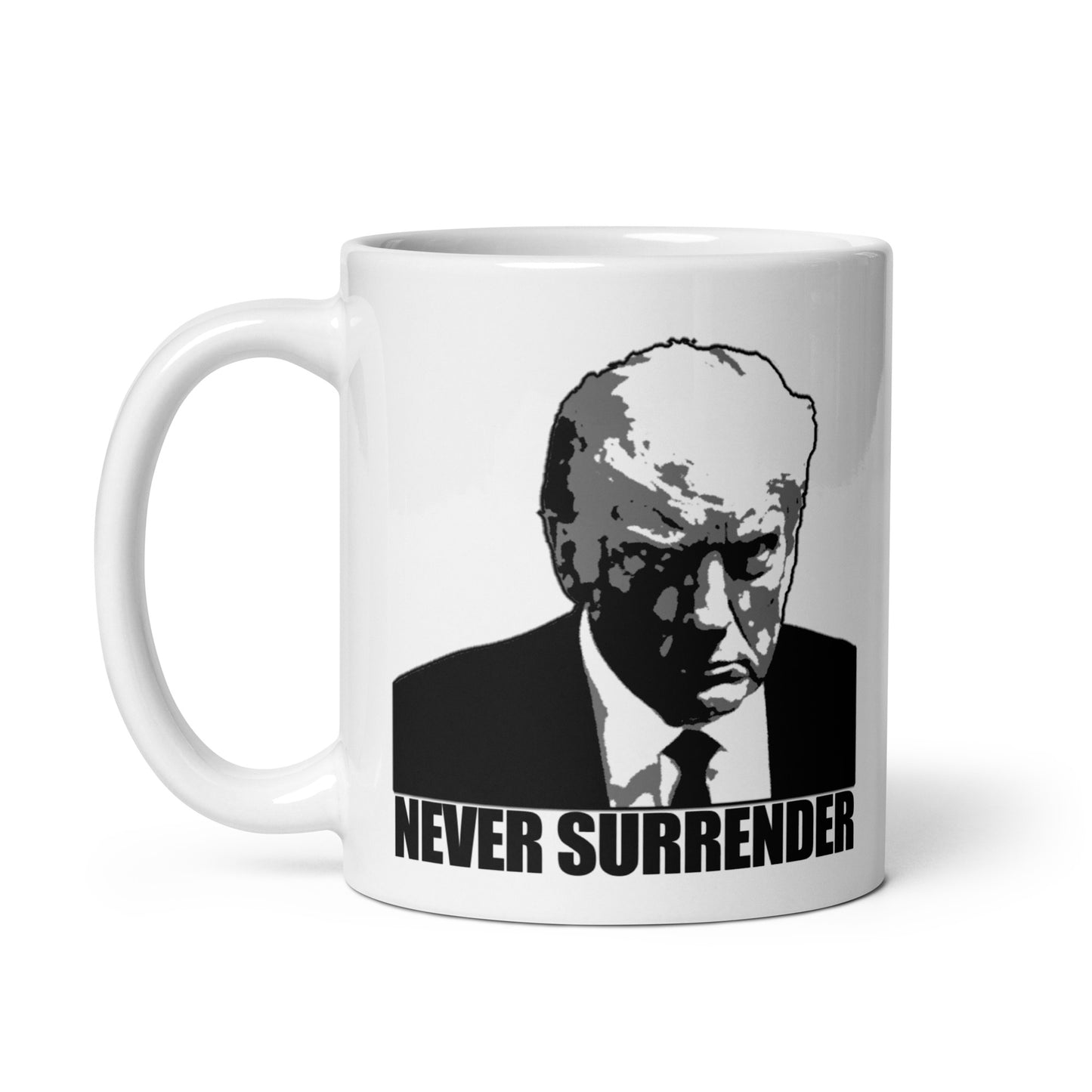 Donald Trump Never Surrender Mug Shot Mug